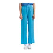 Seventy Leather Trousers Blue, Dam