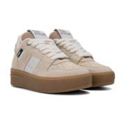 Off The Pitch Mocha Sneakers Damer Beige/Brun Brown, Dam