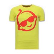 Local Fanatic T-shirt Män Med Tryck - Zwitsal Med Solskydds Yellow, He...