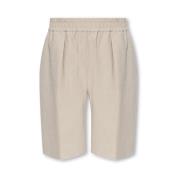 Samsøe Samsøe Julia shorts Beige, Dam