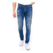 True Rise Herr Slim Fit Jeans - Dc-036 Blue, Herr