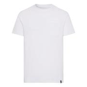 Boggi Milano Bomull/Nylon T-shirt White, Herr