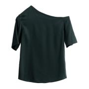 Ahlvar Gallery Chima silk blouse Green, Dam