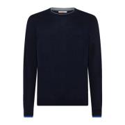 Sun68 Crewneck Sweater Blue, Herr