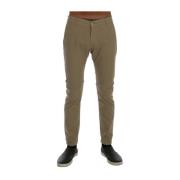 Daniele Alessandrini Beige Bomull Stretch Slim Fit Chinos Beige, Herr