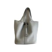 Hermès Vintage Pre-owned Läder handvskor Gray, Dam