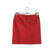 Chloé Pre-owned Pre-owned Bomull nederdelar Red, Dam