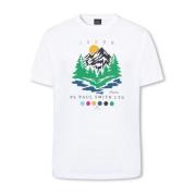 PS By Paul Smith Bomull T-shirt White, Herr