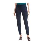 Brooks Brothers Sidodragkedja Stretch Bomullsbyxa Blue, Dam