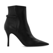 Furla Core leather heeled ankle boots Black, Dam