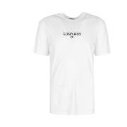 Les Hommes Herr T-shirt med Tryck White, Herr