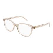 Saint Laurent Transparentude Acetate Eyewear Frames Beige, Dam