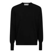 Ballantyne Round-neck Knitwear Black, Herr