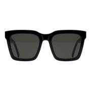 Retrosuperfuture Svarta fyrkantiga solglasögon Black, Unisex