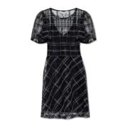 Munthe ‘Lyndall’ rutig klänning Black, Dam