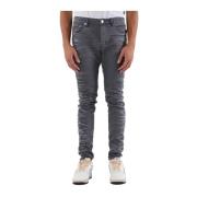 Purple Brand Charcoal Faded Skinny Jeans Gray, Herr