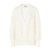 Twinset Cardigan Twinset snövit White, Dam