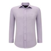 Gentile Bellini Oxford-skjortor i enfärgat för män - 3128 Purple, Herr