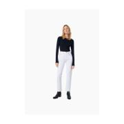 Re/Done Slim-fit Trousers White, Dam