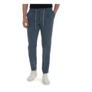 Berwich Trousers with lace tie Blue, Herr