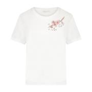 Jane Lushka Ninja Logo T-Shirt | Vit White, Dam