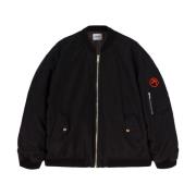 Ambush Patch Bomber Jacka Black, Herr