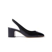 Scarosso Miranda Svarta Slingback Pumps Black, Dam