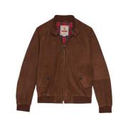 Baracuta Klassisk Suede G9 Bomber Brown, Herr