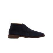 Scarosso Suede Gary Stövlar Blue, Herr