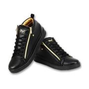 True Rise Herra Sneaker - Bi Svart Guld V2- Cms98 Black, Herr