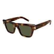 Saint Laurent Stiliga solglasögon för kvinnor Brown, Dam
