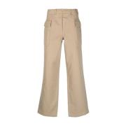 Sunflower Wide Trousers Brown, Herr