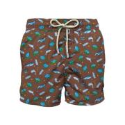 MC2 Saint Barth Swimwear Brown, Herr