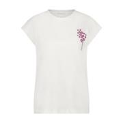 Jane Lushka Ekologisk Bomull T-shirt | Vit White, Dam