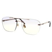 Saint Laurent Rimless Caravan Solglasögon Sl309 Yellow, Unisex