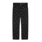 Roseanna Unnie Stud Marmont Canvas Bomullsbyxor Black, Dam