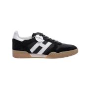 Hogan Retro Svarta Mocka Sneakers Black, Herr