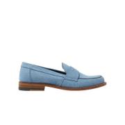 Scarosso Harper Ljusblå Denim Loafers Blue, Dam