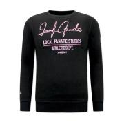 Local Fanatic Herr Sweatshirt Athletic Dept - 11-6518Zr Black, Herr