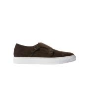 Scarosso Fabio Blå Monk Strap Sneakers Brown, Herr