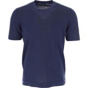 Drumohr Snygga T-shirts för män Blue, Herr