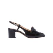 Scarosso Bianca Svart Slingback Pump Black, Dam