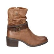 Mtng Ankle Boots Brown, Dam
