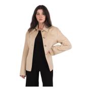 Nanushka Högknäppt Skräddarsydd Blazer Beige, Dam