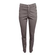 2-Biz Slim Fit Skinny Jeans Gray, Dam