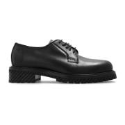 Off White Leather derby shoes Black, Herr
