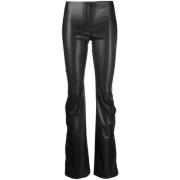 Coperni Leather Trousers Black, Dam