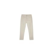 Samsøe Samsøe Ecru Tapered Leg Jeans White, Herr