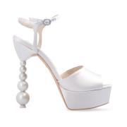 Sophia Webster ‘Natalia’ sandaler med dekorativ klack White, Dam
