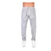 Dondup Logo Bakficka Byxor Gray, Herr